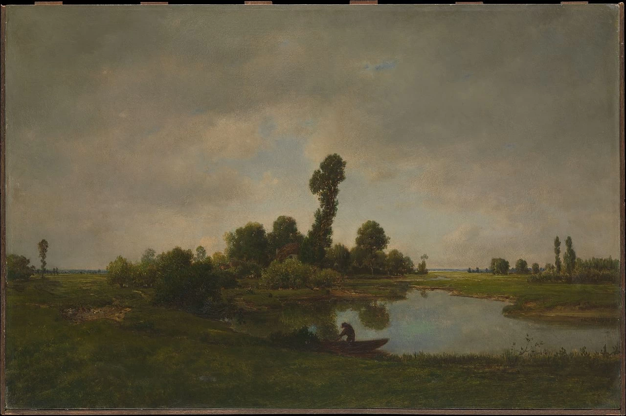 Un paesaggio fluviale - Metropolitan Museum of Art di New York